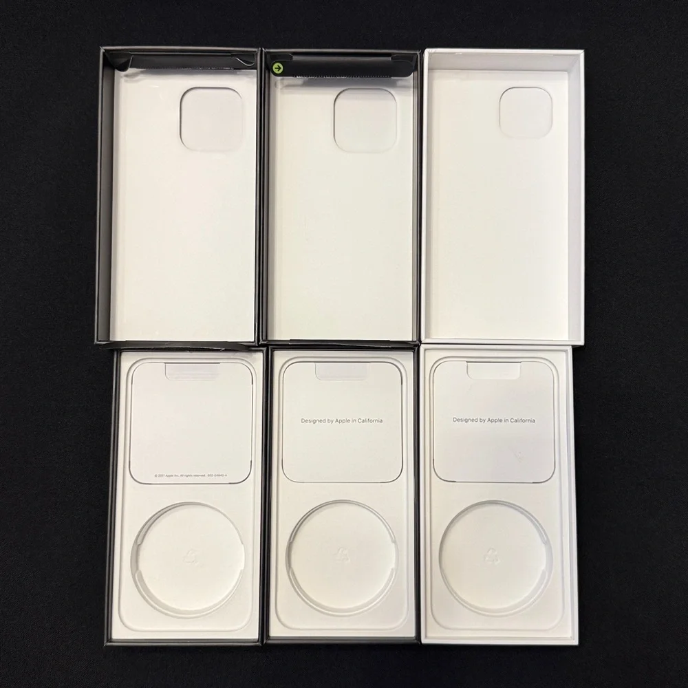 Apple iPhone 13 & 13 Pro BOXES (EMPTY) Bundle